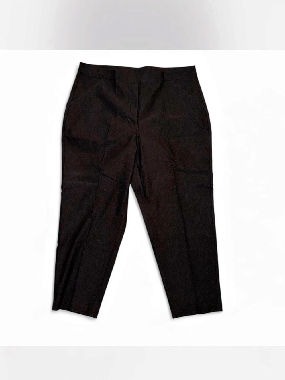 Alfred Dunner Women's Black Straight Leg Dress Pants Size 16W